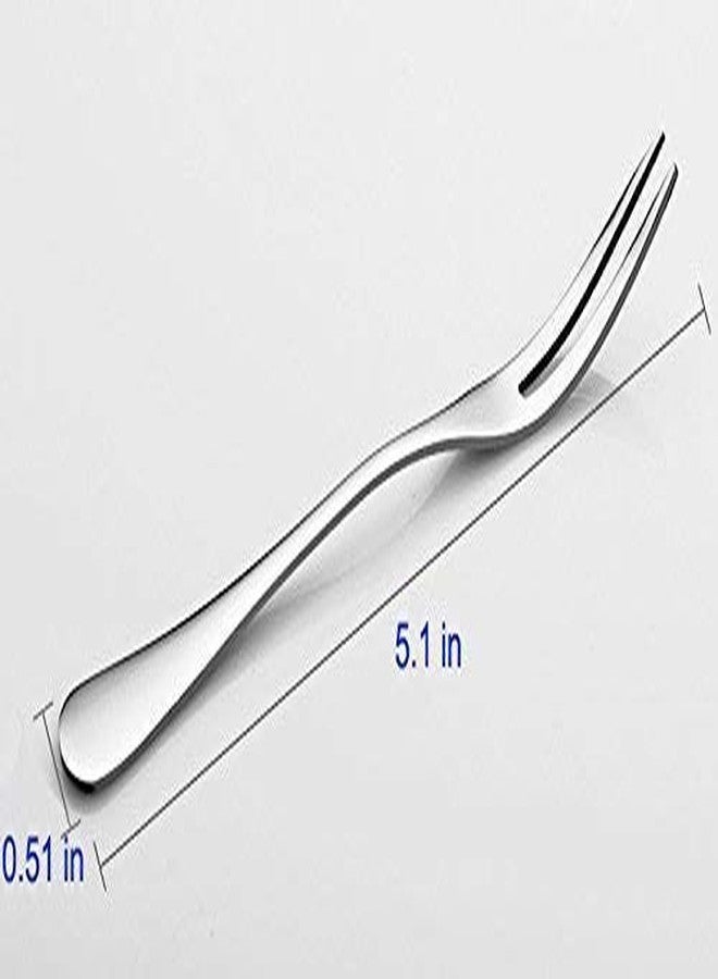 Appeasy Silver- Fruit Fork -12 Pcs/Stainless Steel - Image 3